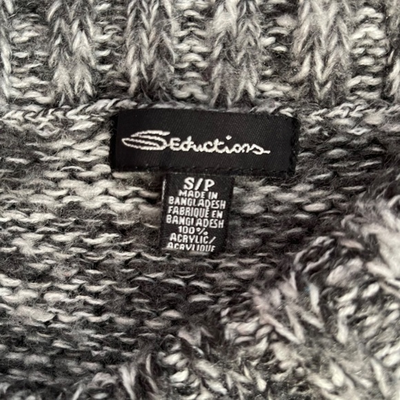 3/$20 ❤️ Seduction Gray Cowl Neck Knit Top US S - Picture 5 of 5